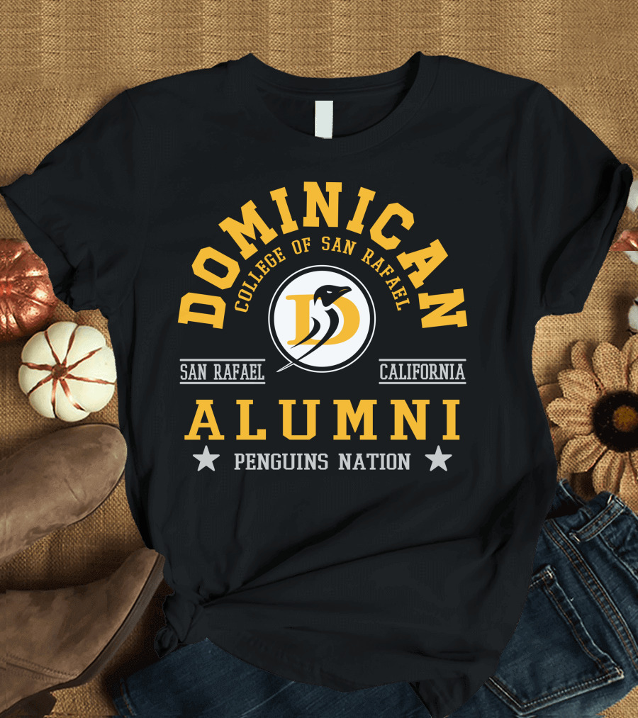 Dominican College of San Rafael Alumni Penguins Nation California T-Shirt