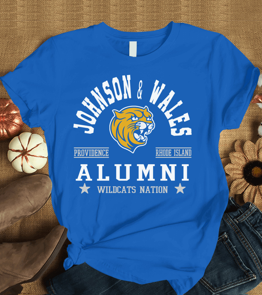 Johnson and Wales Wildcats Alumni Providence Rhode Island Nation T-Shirt