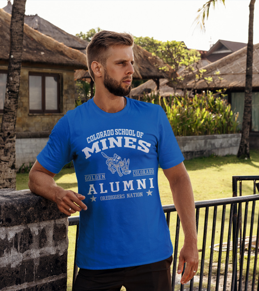 Colorado School Of Mines Alumni Golden Colorado Orediggers Nation T-Shirt