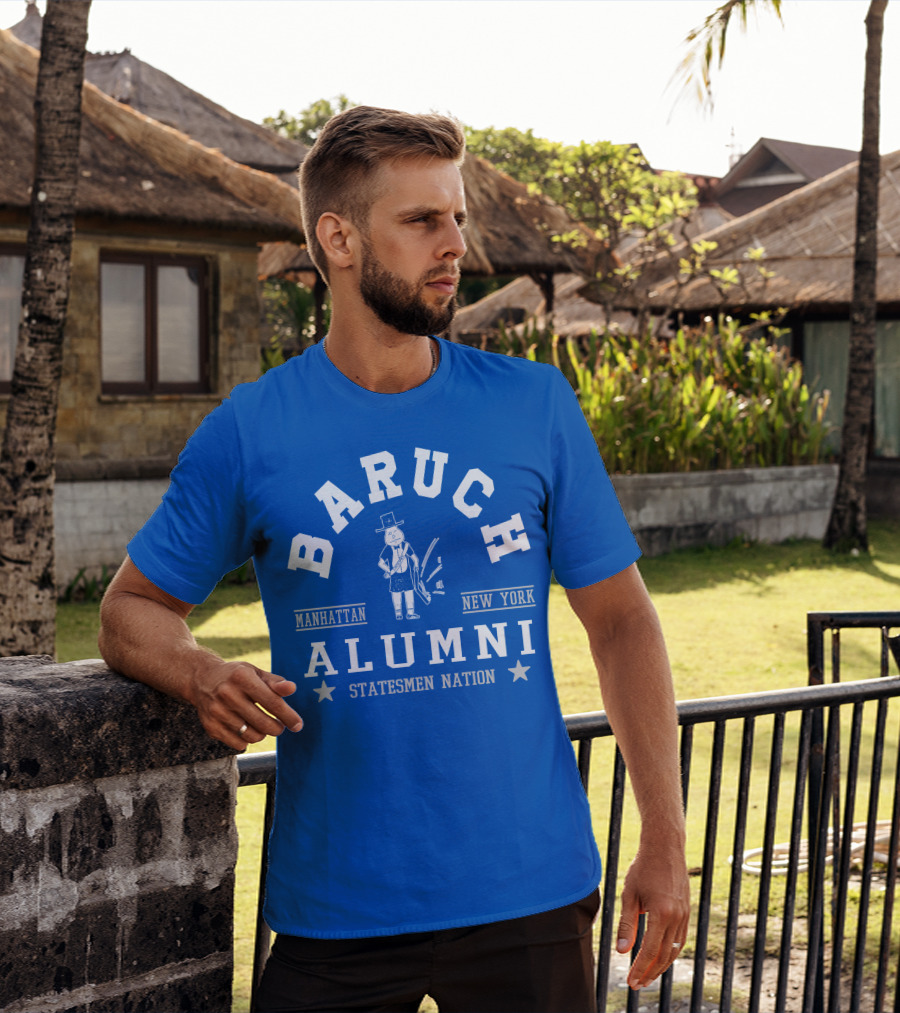 Baruch College Alumni Statesmen Nation Manhattan New York T-Shirt