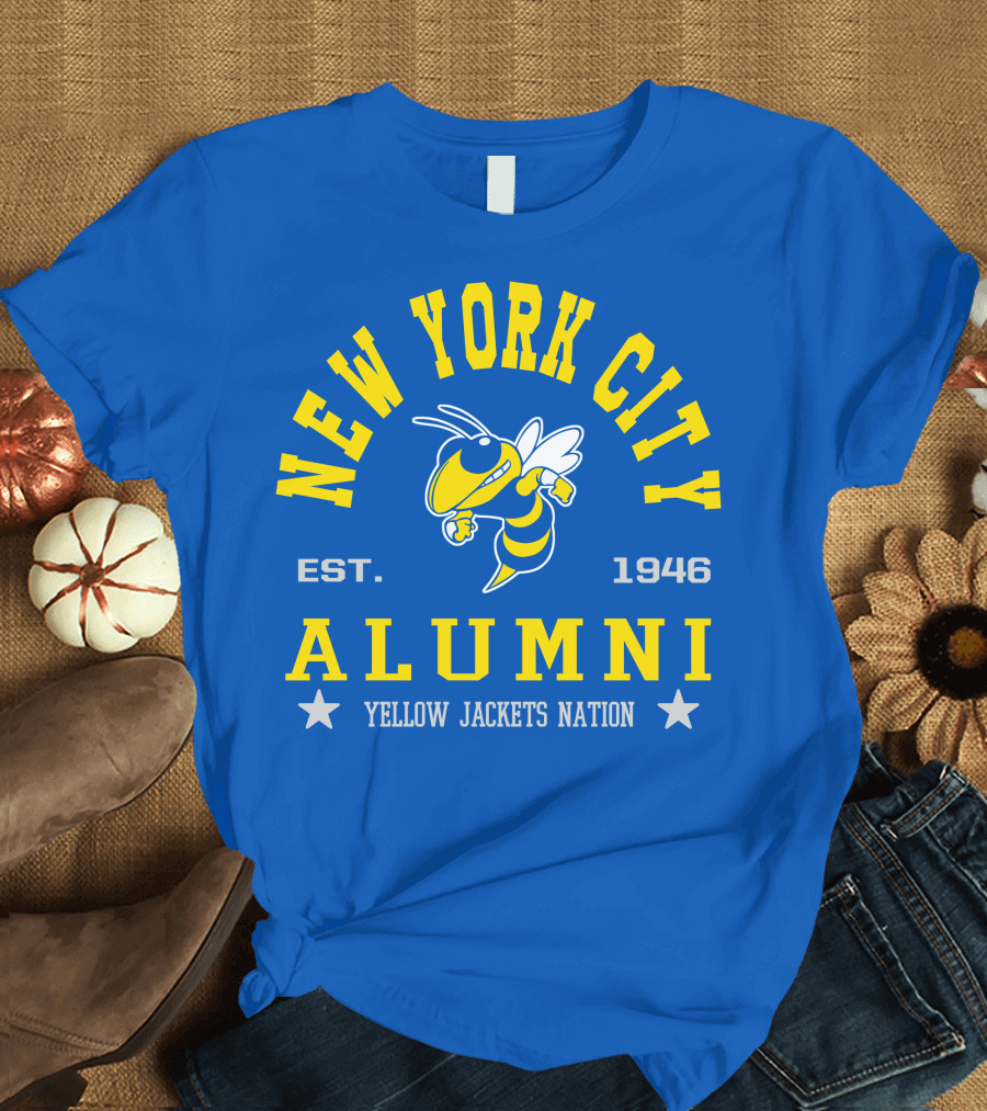 New York City Alumni Yellow Jackets Nation Est. 1946 T-Shirt