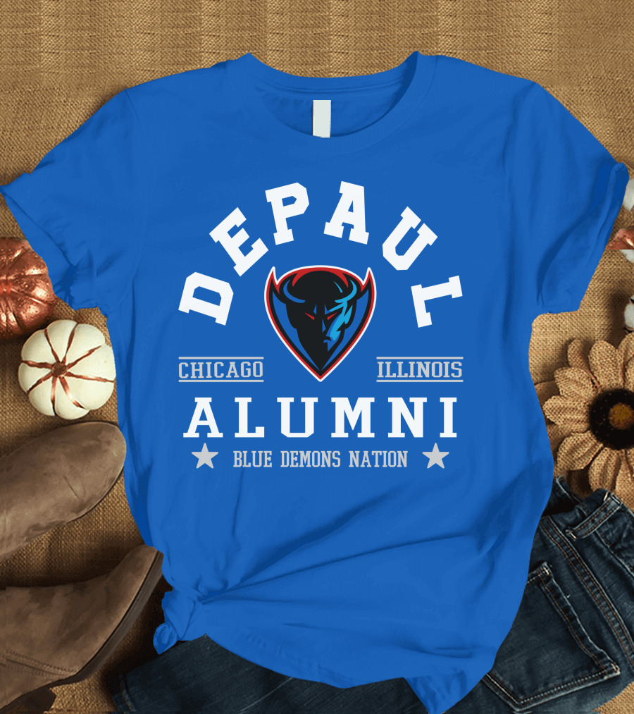 DePaul Alumni Chicago Illinois Blue Demons Nation T-Shirt
