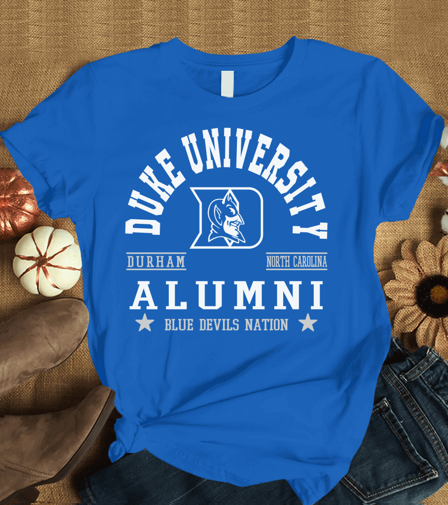 Duke University Alumni Durham North Carolina Blue Devils Nation T-Shirt