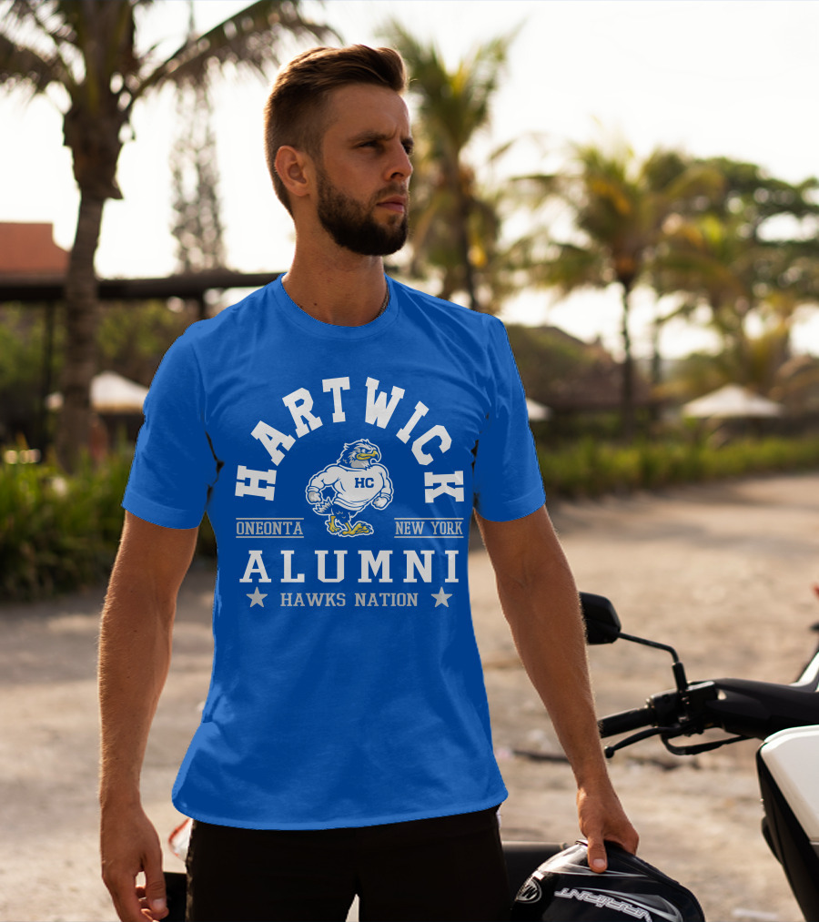 Hartwick College Alumni Hawks Nation Oneonta New York T-Shirt