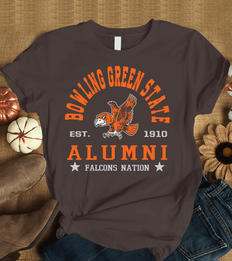 Bowling Green State University Falcons Alumni Est. 1910 Nation T-Shirt