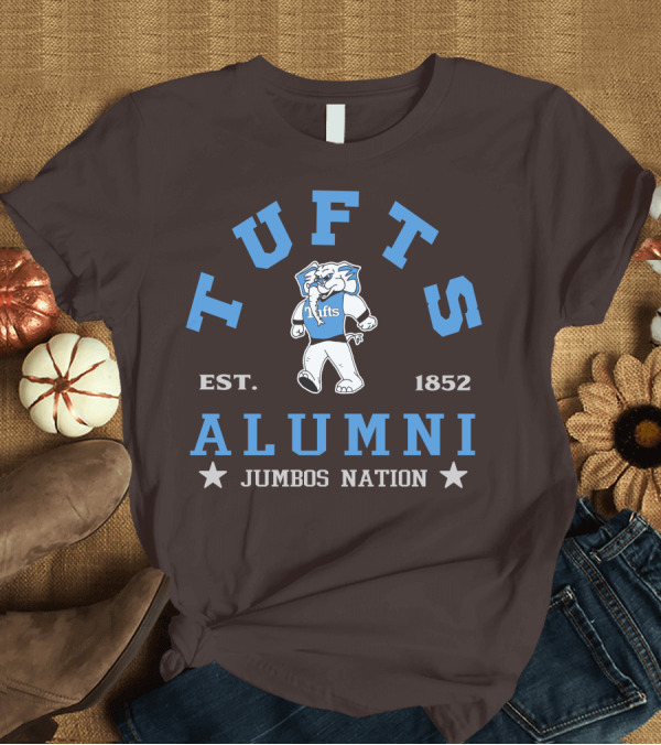 T-Shirt: Tufts Alumni Jumbos Nation Est. 1852 T-Shirt Tufts Alumni Jumbos Nation Est. 1852 T-Shirt