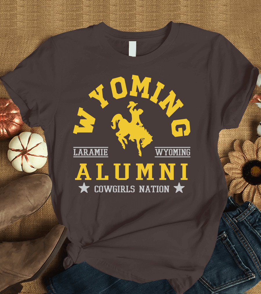 Wyoming Alumni Laramie Cowgirls Nation T-Shirt