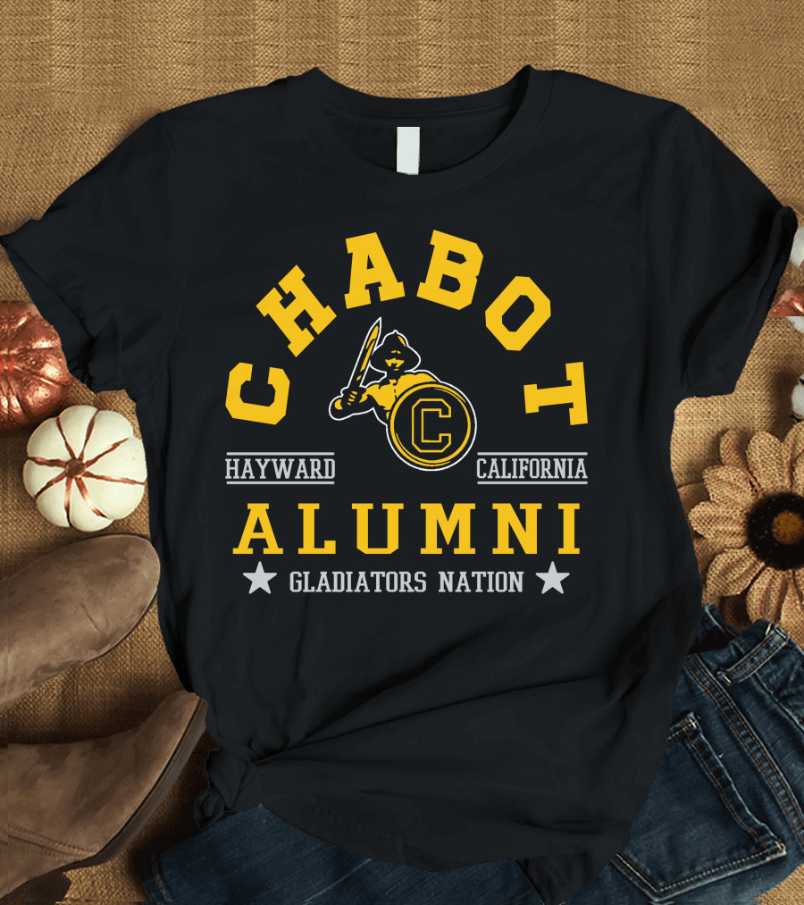 Chabot College Alumni Hayward California Gladiators Nation T-Shirt
