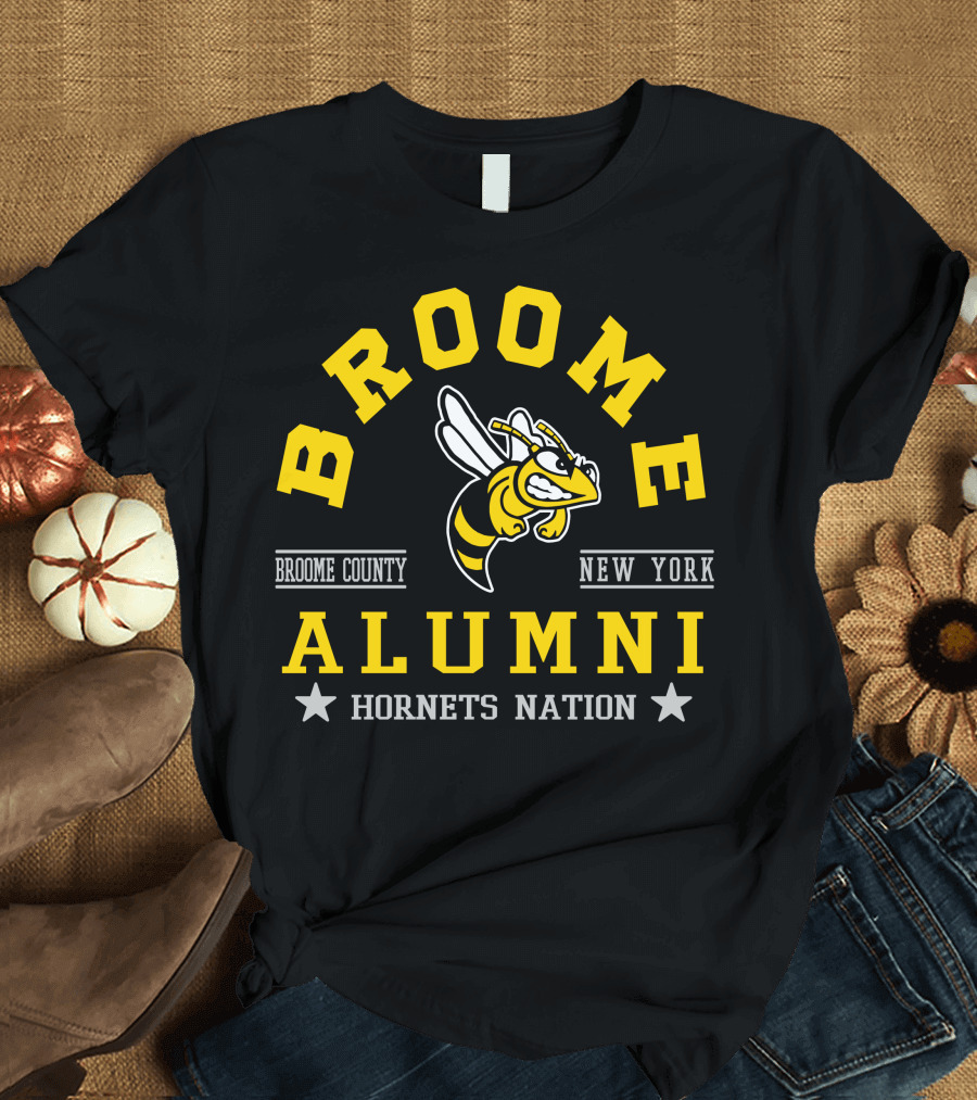 Broome County New York Alumni Hornets Nation T-Shirt