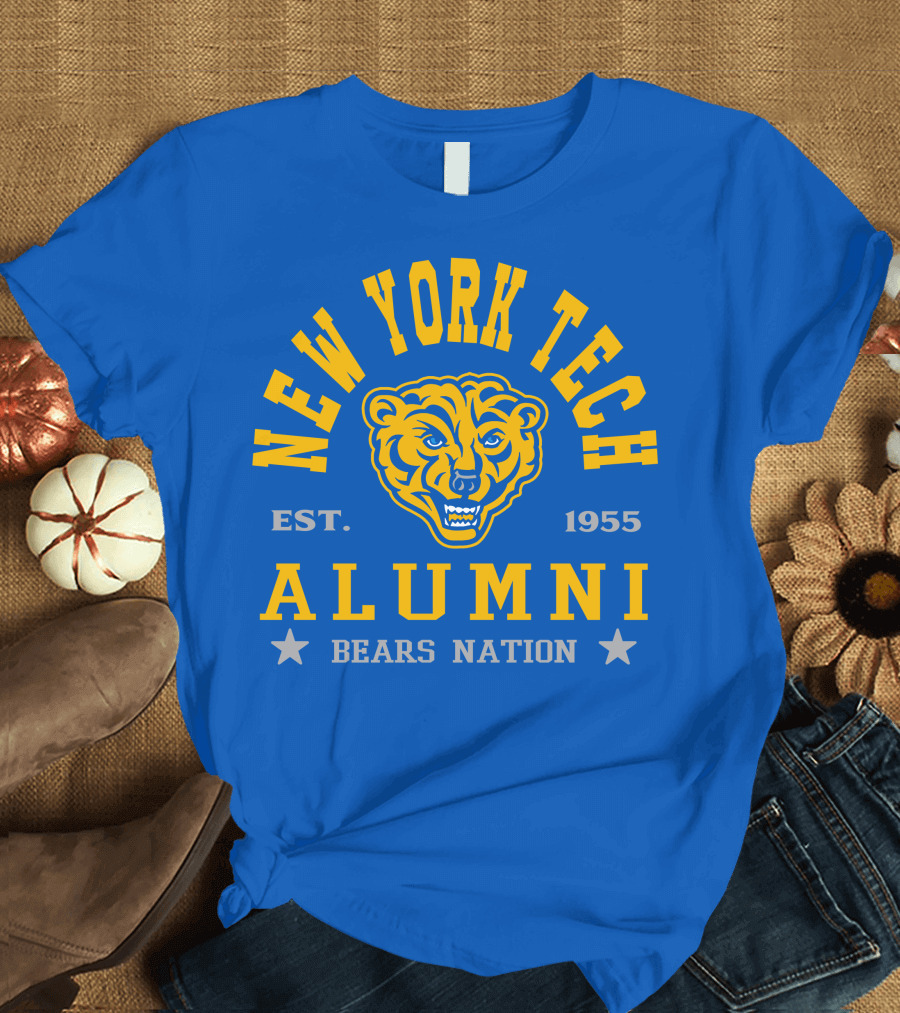 New York Tech Alumni Bears Nation Est. 1955 T-Shirt