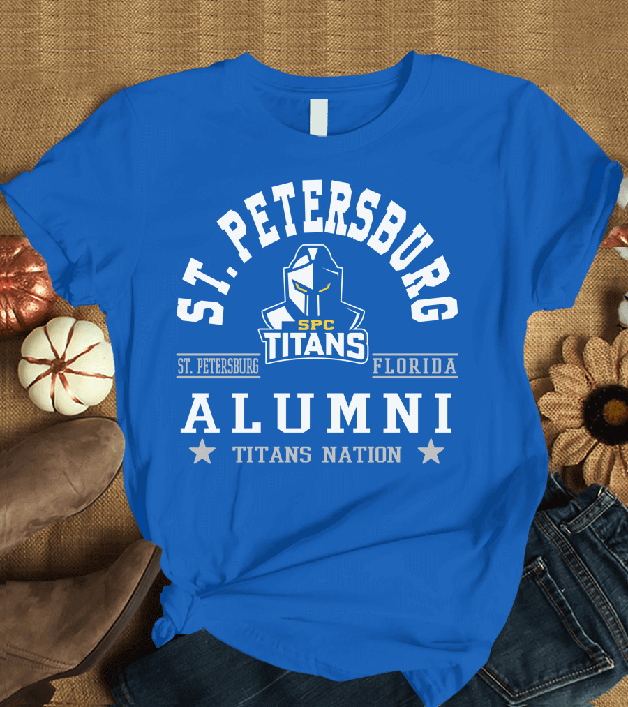 St Petersburg Florida SPC Titans Alumni Nation T-Shirt
