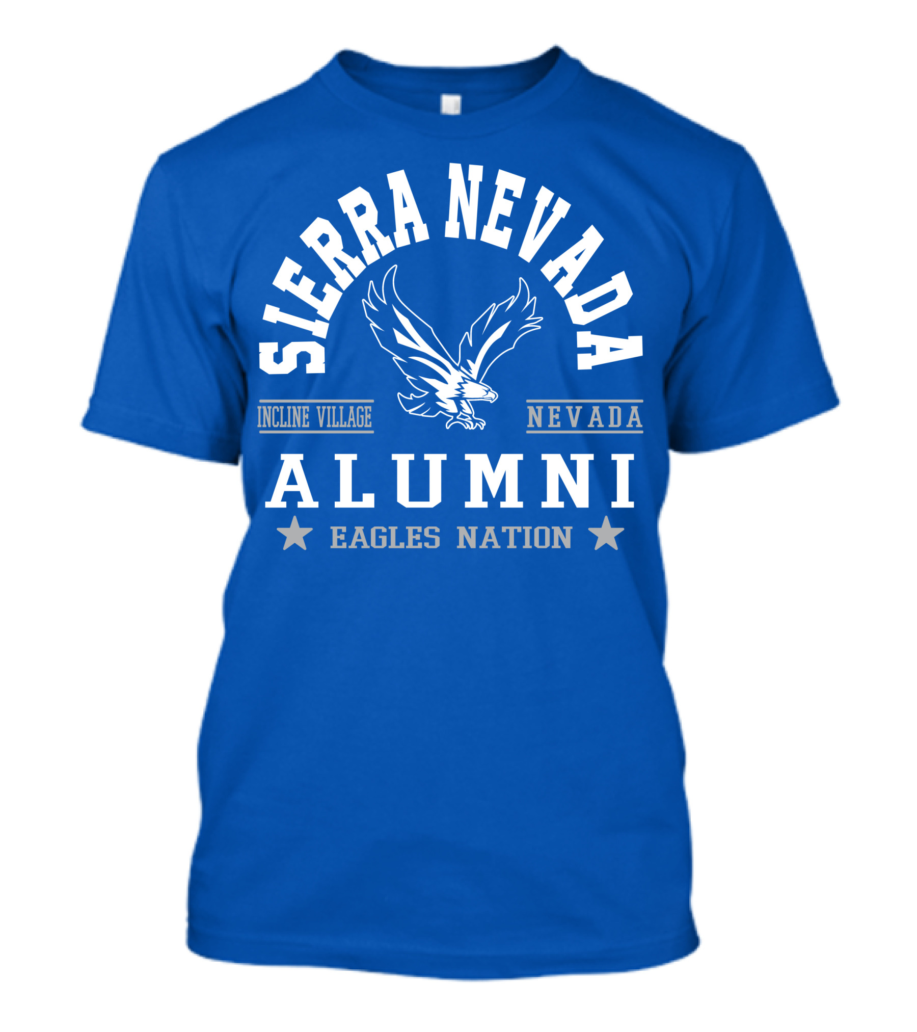 Sierra Nevada Incline Village Alumni Eagles Nation Nevada T-Shirt