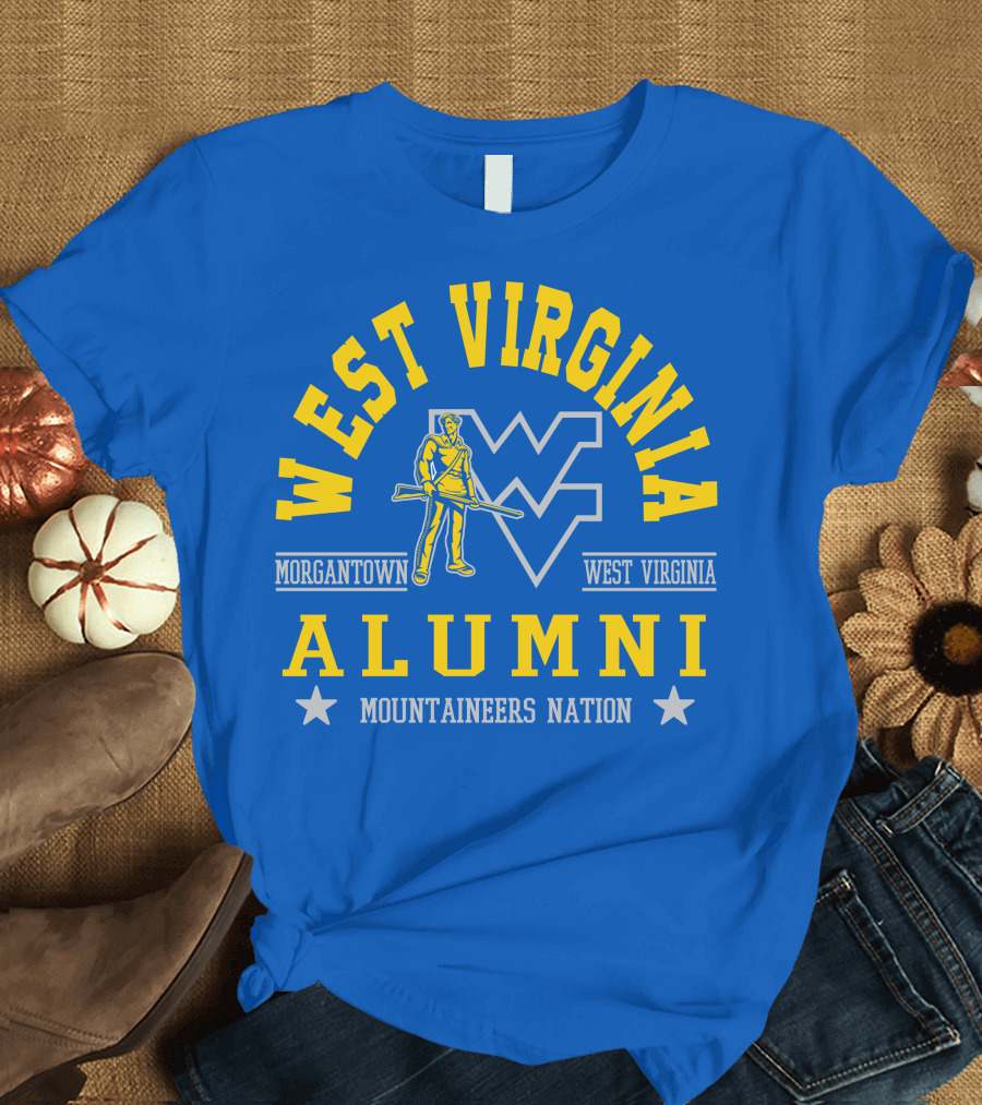 West Virginia Mountaineers Alumni Morgantown Nation T-Shirt