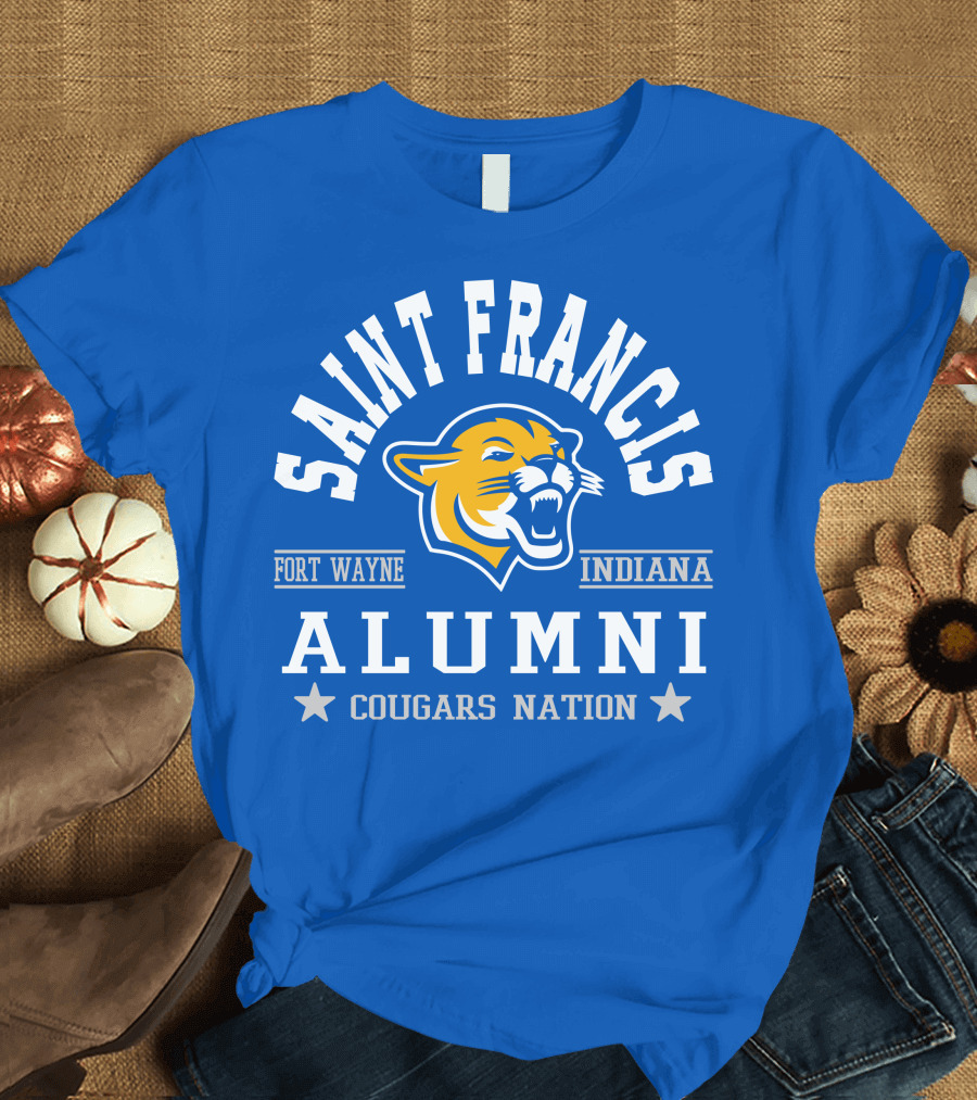 Saint Francis Fort Wayne Indiana Alumni Cougars Nation T-Shirt