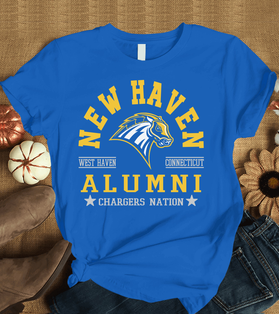 New Haven West Haven Connecticut Alumni Chargers Nation T-Shirt