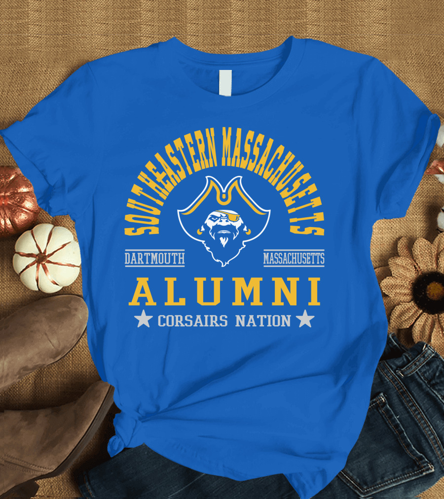 Southeastern Massachusetts Dartmouth Alumni Corsairs Nation T-Shirt