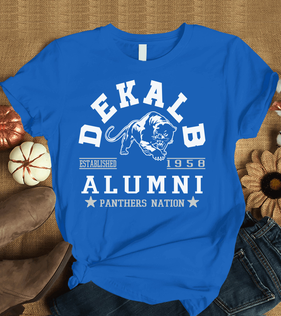 DeKalb Alumni Established 1958 Panthers Nation T-Shirt