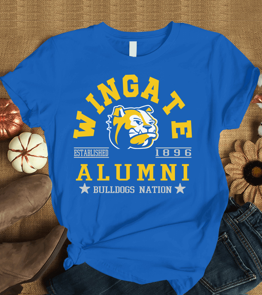 Wingate Established 1896 Alumni Bulldogs Nation T-Shirt