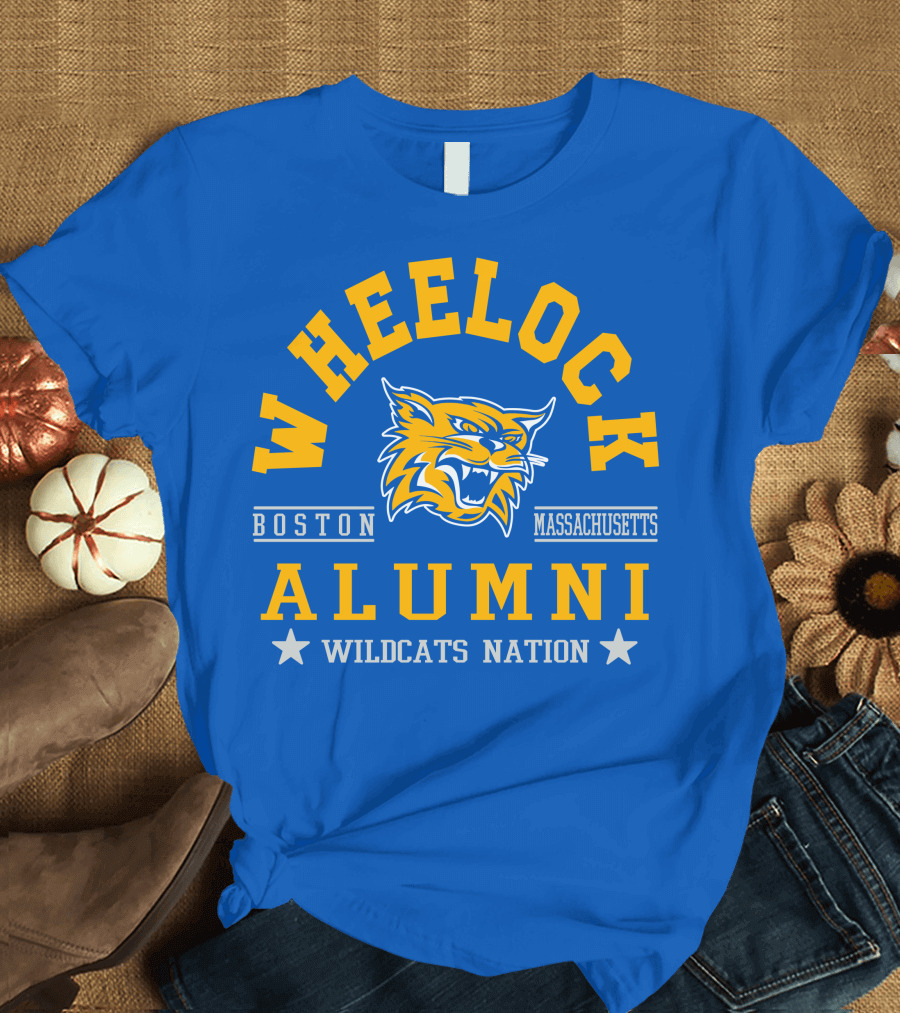 Wheelock College Boston Massachusetts Alumni Wildcats Nation T-Shirt