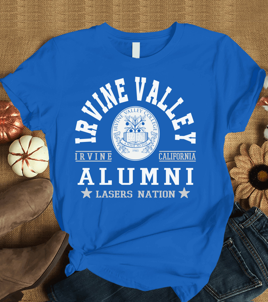 Irvine Valley College Alumni Lasers Nation Irvine California 1985 T-Shirt