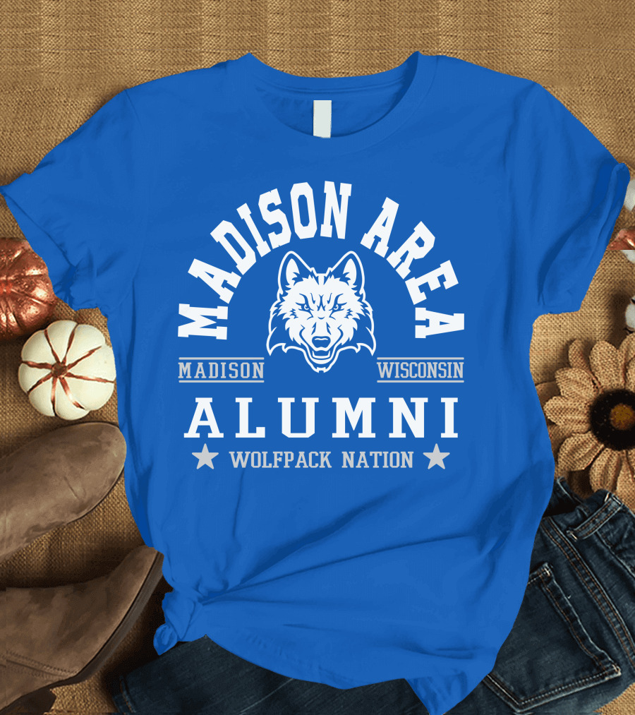 Madison Area Alumni Wolfpack Nation Wisconsin T-Shirt
