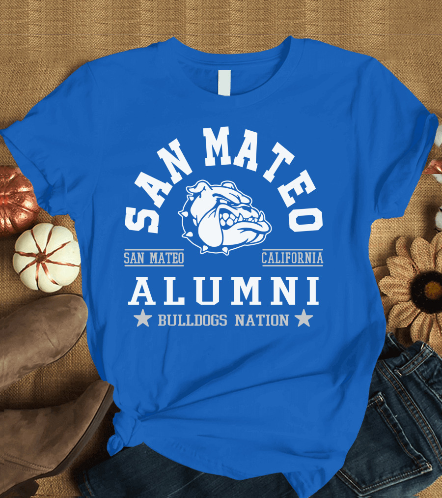 San Mateo California Alumni Bulldogs Nation T-Shirt