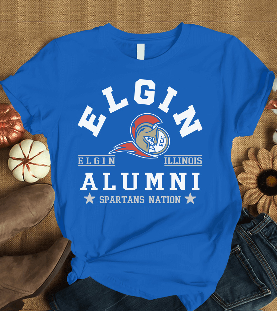 Elgin Illinois ECC Spartans Alumni Nation T-Shirt