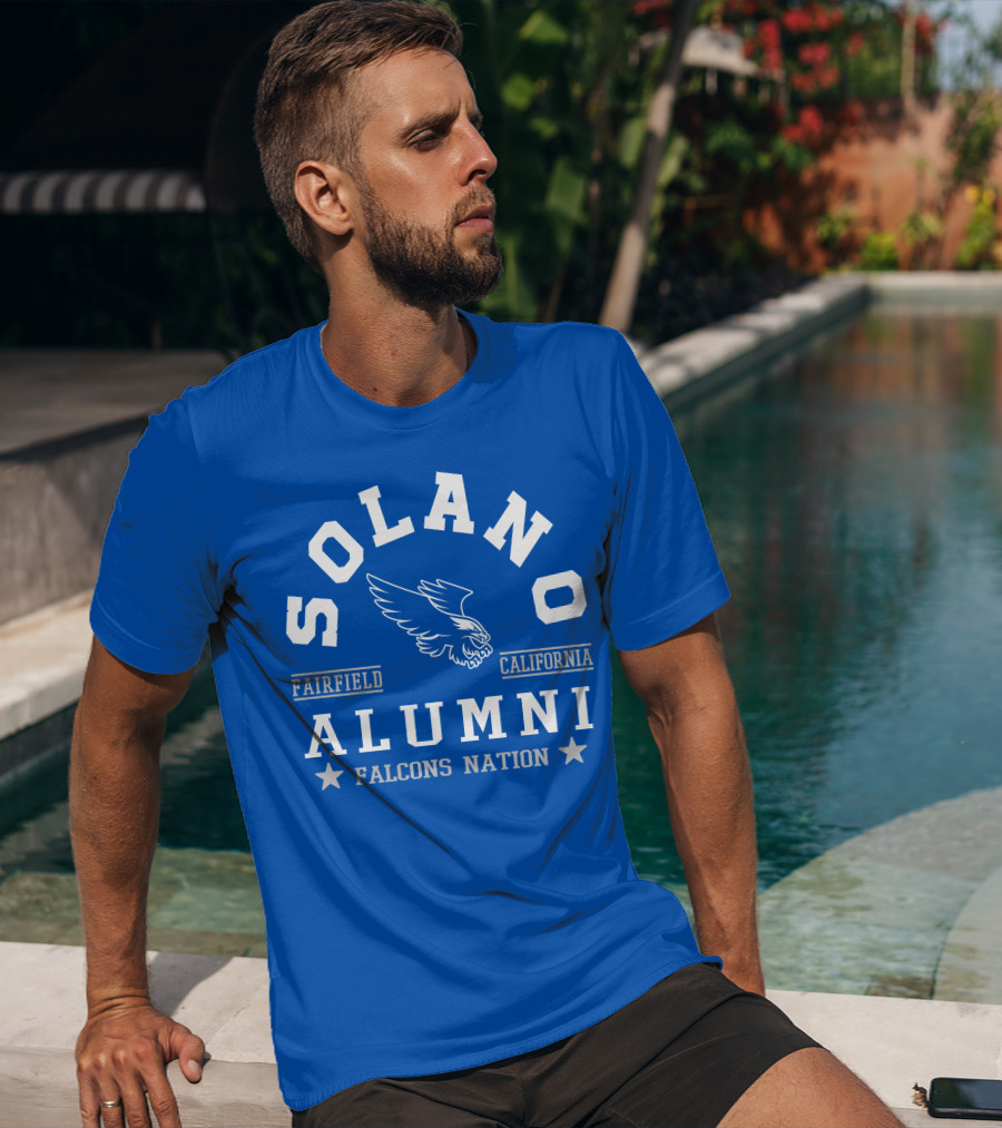 Solano Alumni Fairfield California Falcons Nation T-Shirt