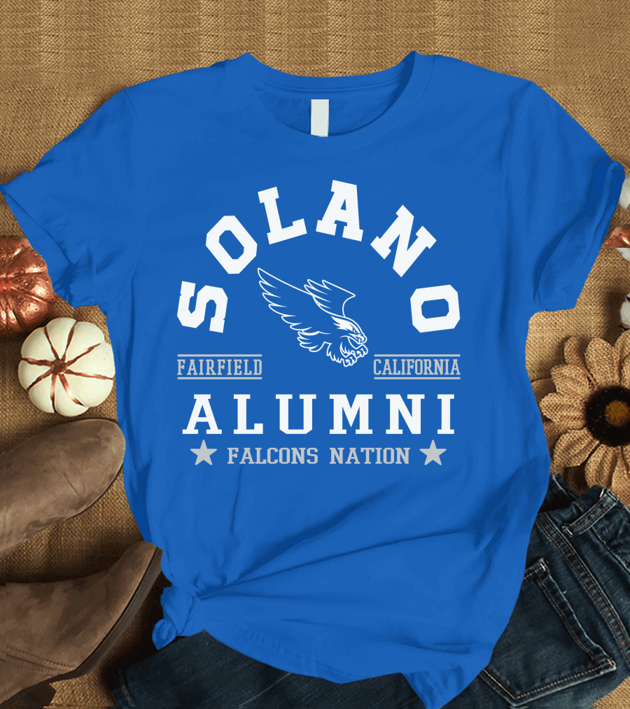 Solano Alumni Fairfield California Falcons Nation T-Shirt