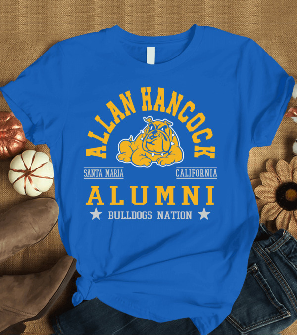 T-Shirt: Allan Hancock Santa Maria California Alumni Bulldogs Nation T-Shirt Allan Hancock Santa Maria California Alumni Bulldogs Nation T-Shirt