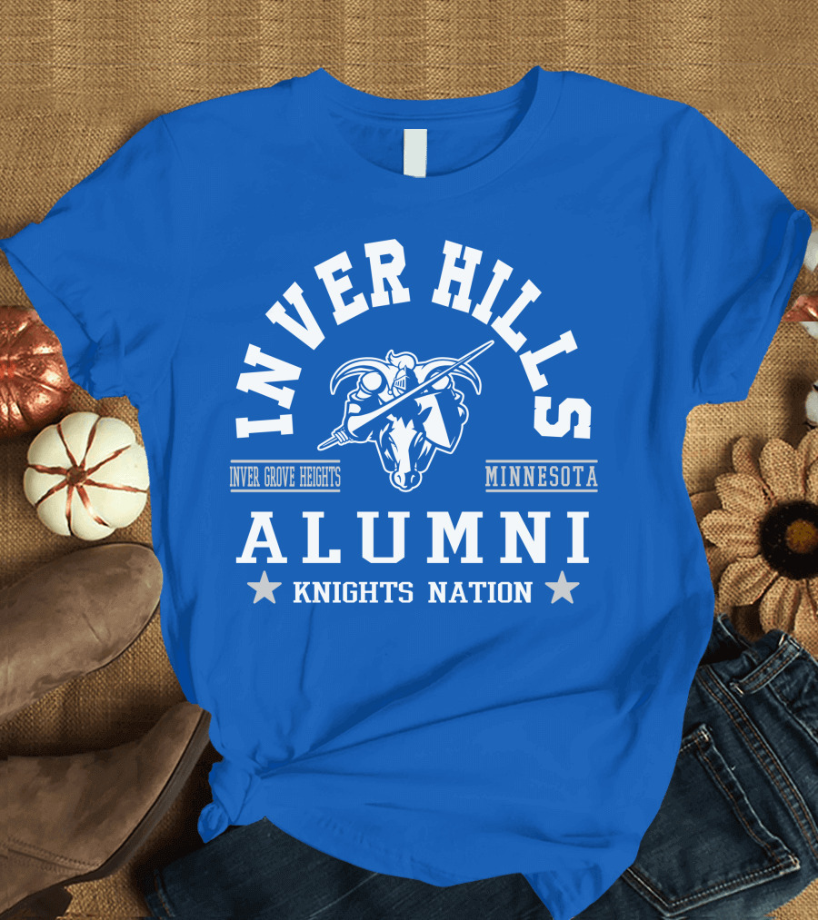 Inver Hills Alumni Knights Nation Inver Grove Heights Minnesota T-Shirt