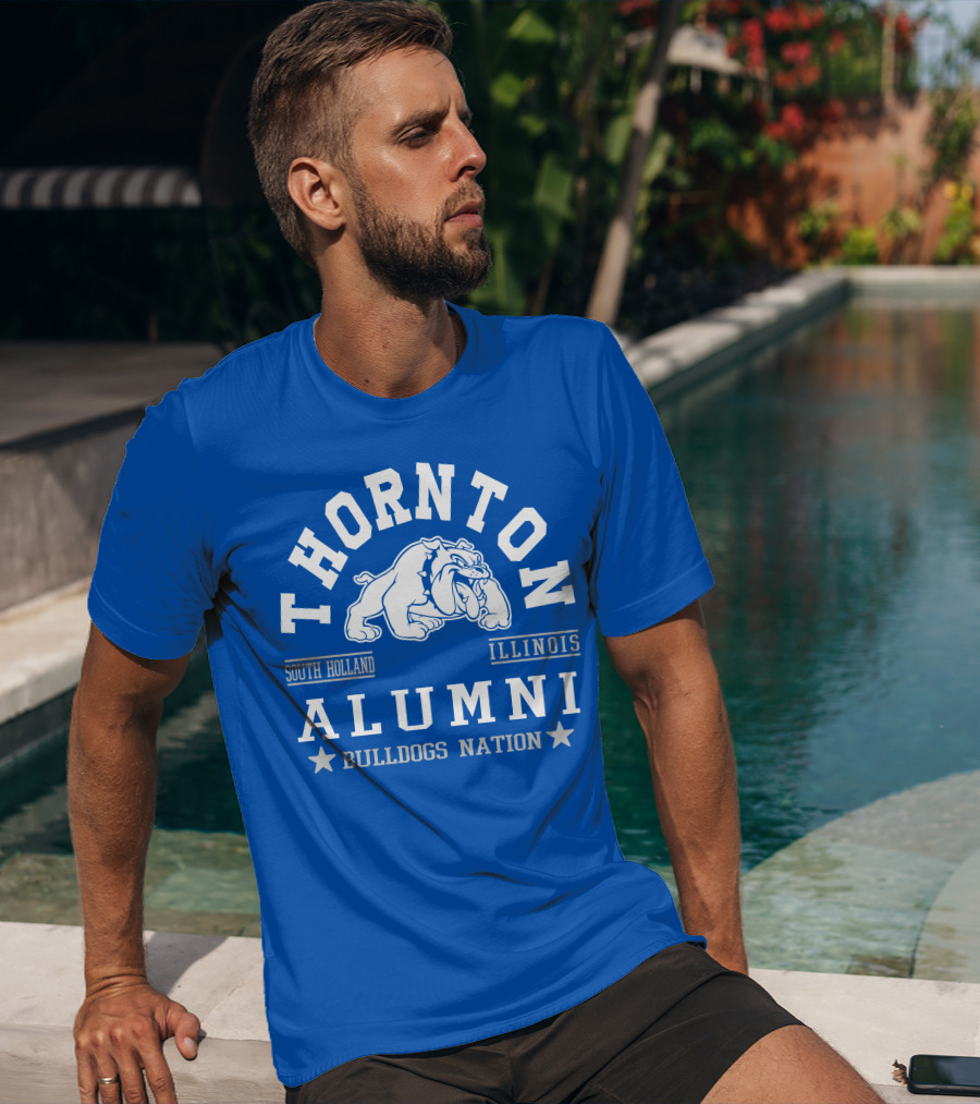 Thornton Alumni Bulldogs Nation South Holland Illinois T-Shirt