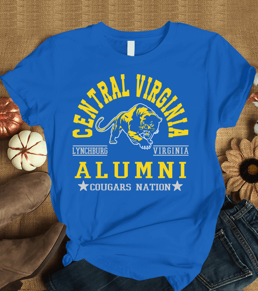 Central Virginia Lynchburg Cougars Alumni Nation T-Shirt