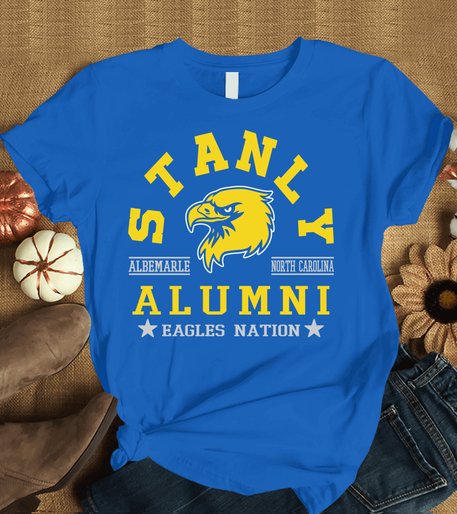 Stanly Alumni Albemarle North Carolina Eagles Nation T-Shirt
