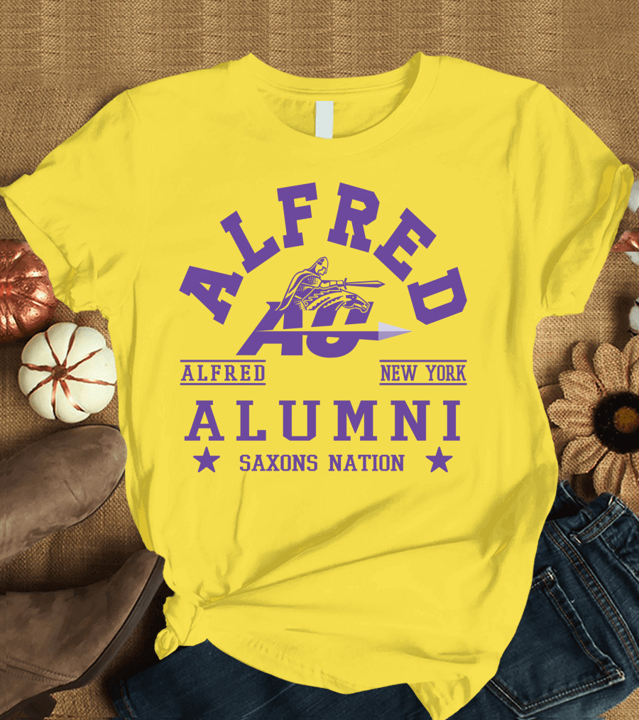 Alfred University Alumni Saxons Nation New York T-Shirt