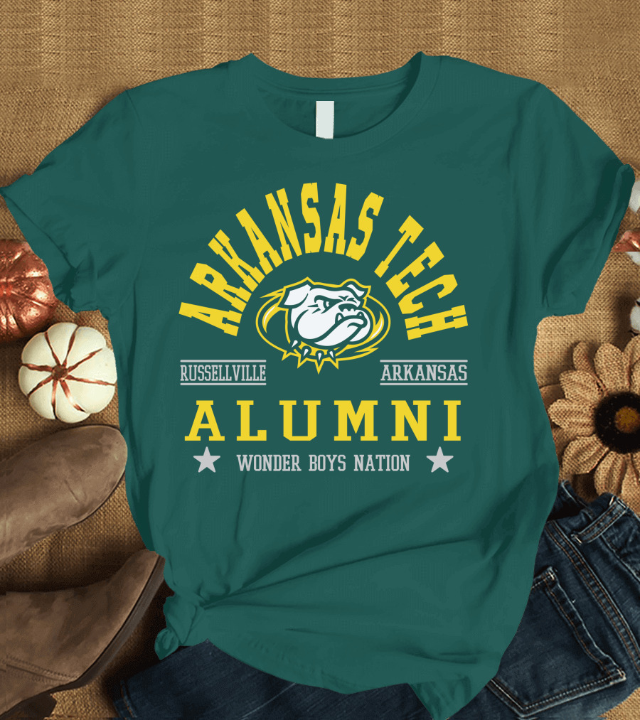 Arkansas Tech Alumni Russellville Arkansas Wonder Boys Nation T-Shirt