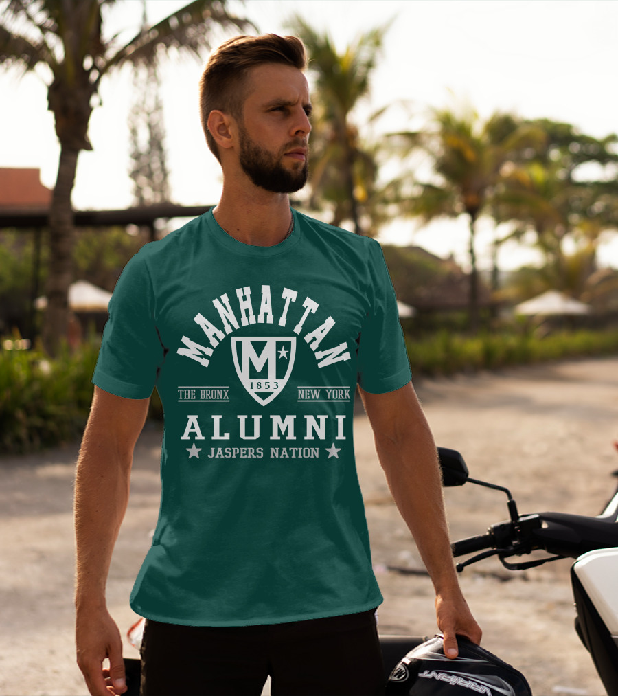 Manhattan 1853 The Bronx New York Alumni Jaspers Nation T-Shirt