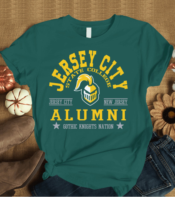 T-Shirt: Jersey City State College Alumni Gothic Knights Nation New Jersey T-Shirt Jersey City State College Alumni Gothic Knights Nation New Jersey T-Shirt