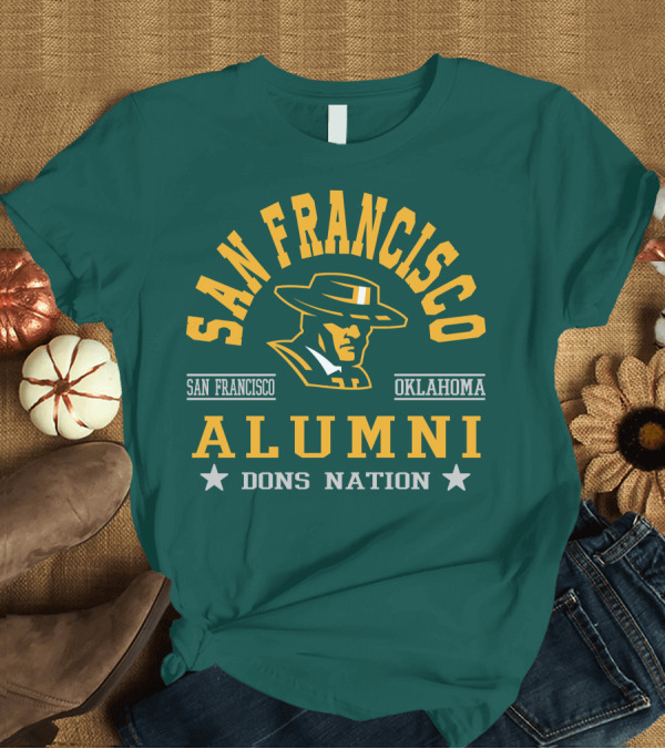 T-Shirt: San Francisco Alumni Dons Nation Oklahoma T-Shirt San Francisco Alumni Dons Nation Oklahoma T-Shirt