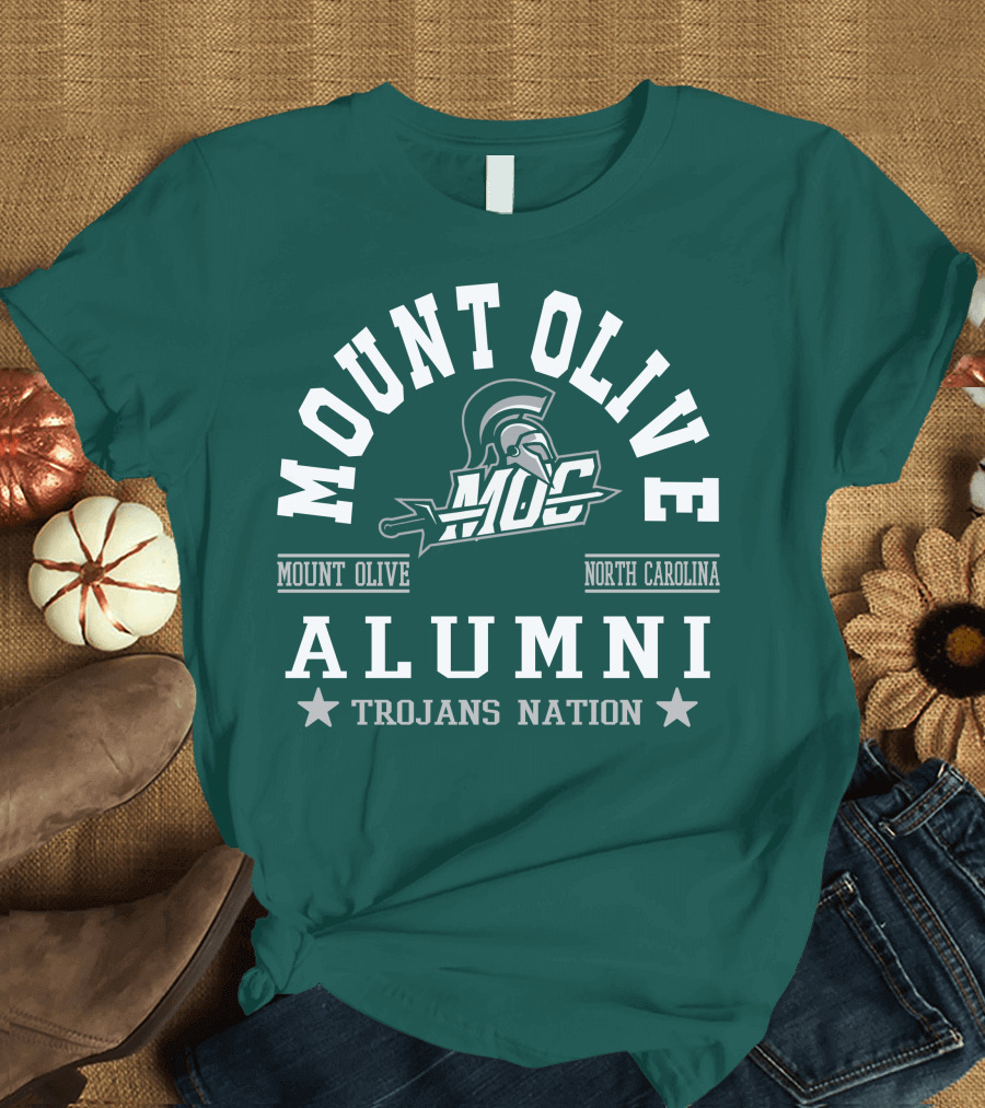 Mount Olive College Alumni Trojans Nation North Carolina MOC T-Shirt