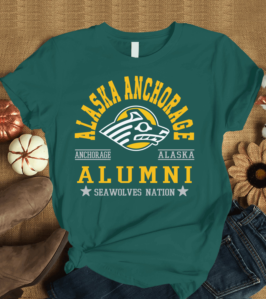 Alaska Anchorage Alumni Seawolves Nation T-Shirt