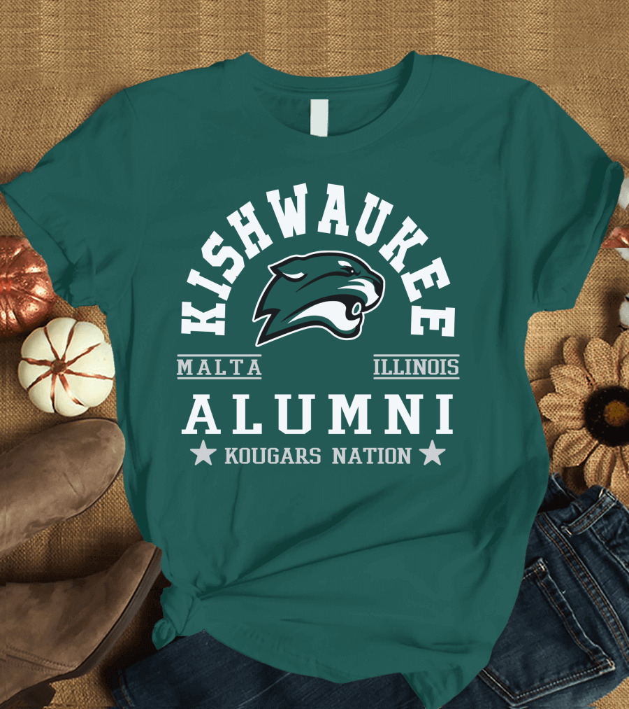 Kishwaukee College Alumni Malta Illinois Kougars Nation T-Shirt