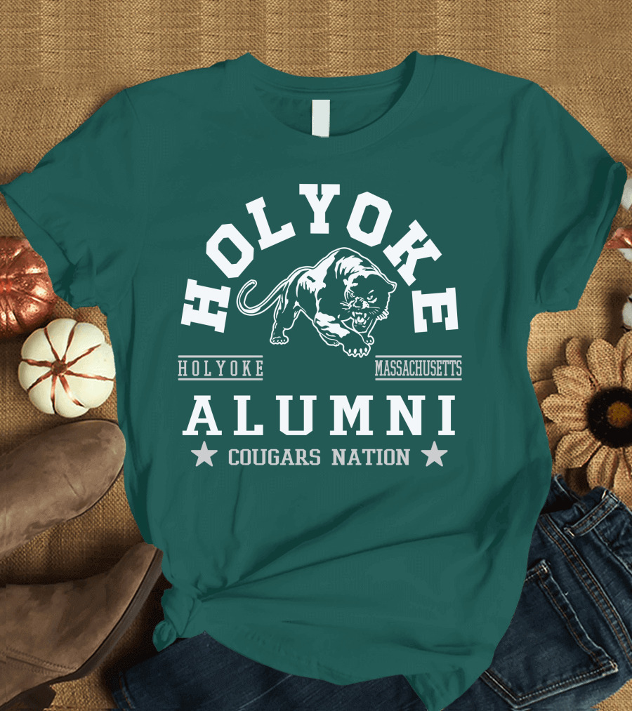 Holyoke Alumni Cougars Nation Massachusetts T-Shirt