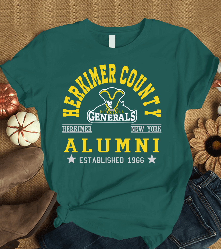 Herkimer County Generals Alumni New York Established 1966 T-Shirt