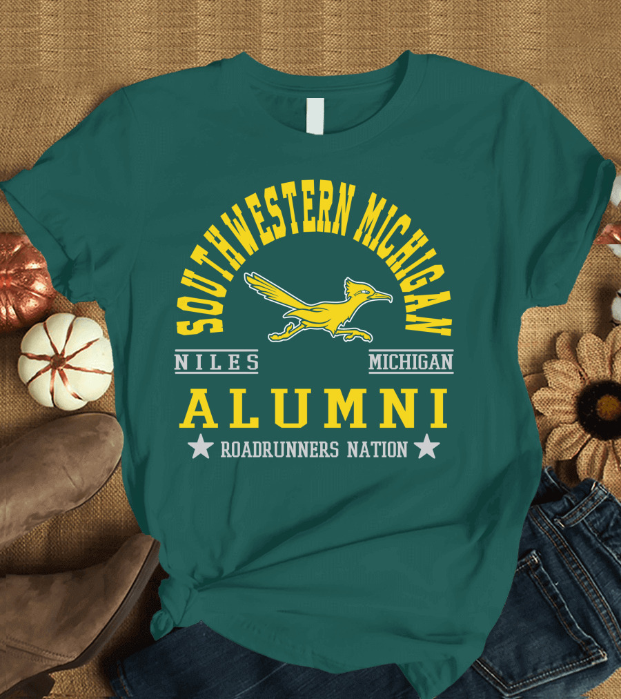Southwestern Michigan Niles Alumni Roadrunners Nation T-Shirt