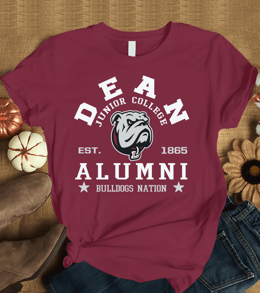 Dean Junior College Alumni Bulldogs Nation Est. 1865 T-Shirt