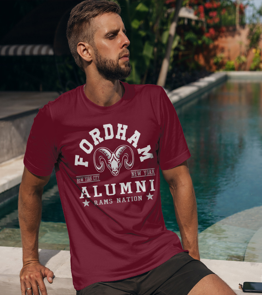 Fordham Alumni New York City Rams Nation T-Shirt