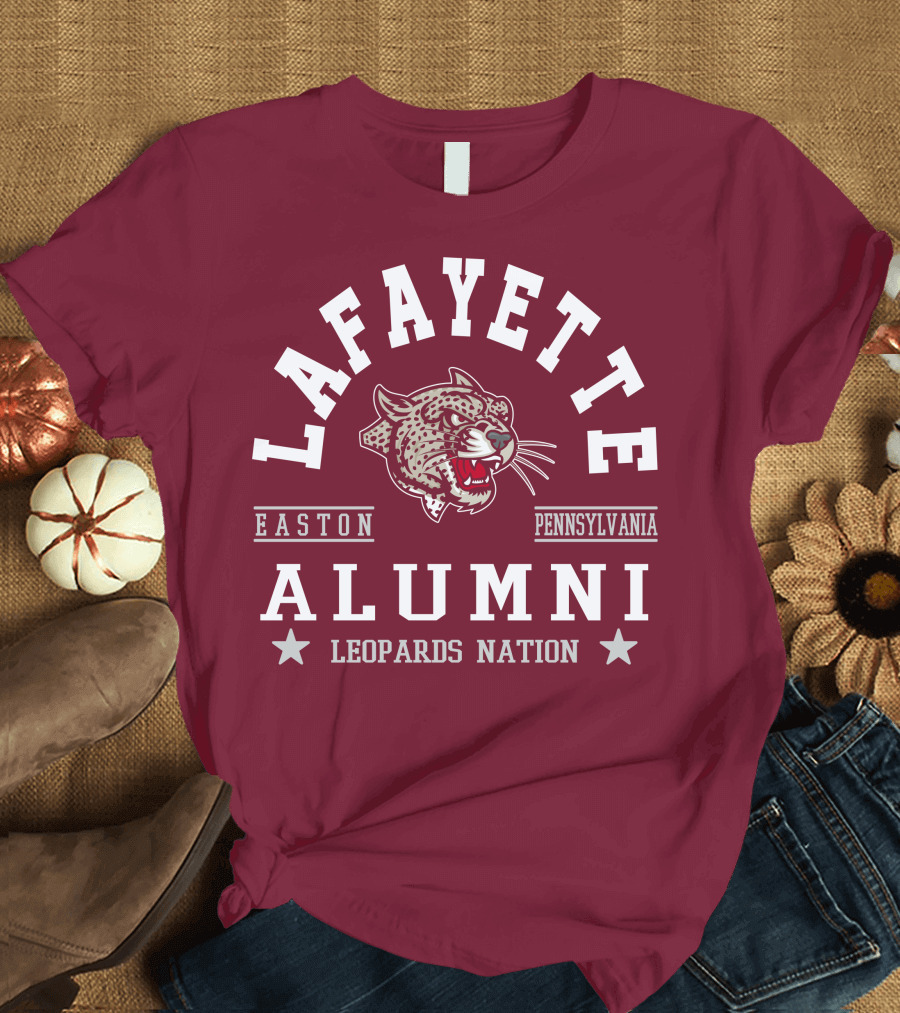 Lafayette College Alumni Leopards Nation Easton Pennsylvania T-Shirt