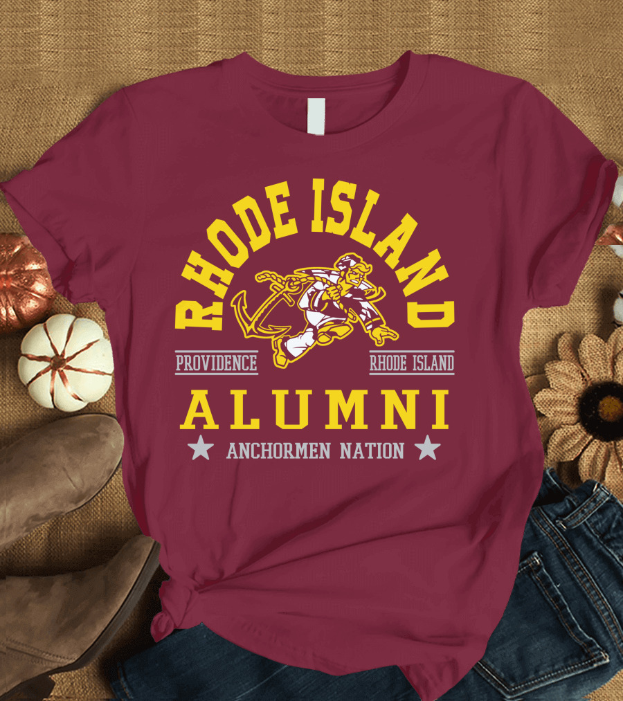 Rhode Island Alumni Providence Anchormen Nation T-Shirt