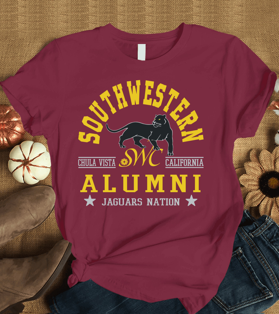 Southwestern Alumni Chula Vista California Jaguars Nation SWC T-Shirt